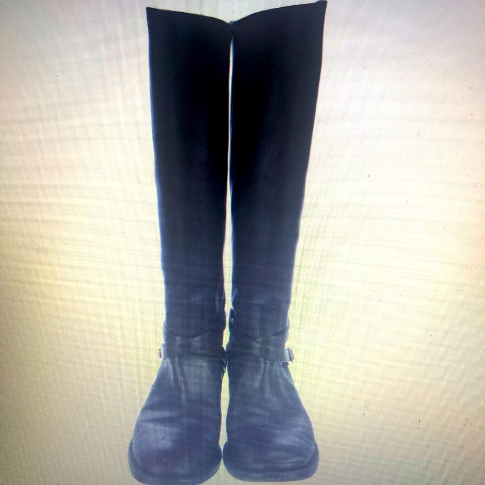 Saint Laurent Leather Riding Boots